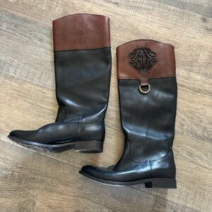 Frye Company women’s riding boots, only wore one time, special details. Size 7.5